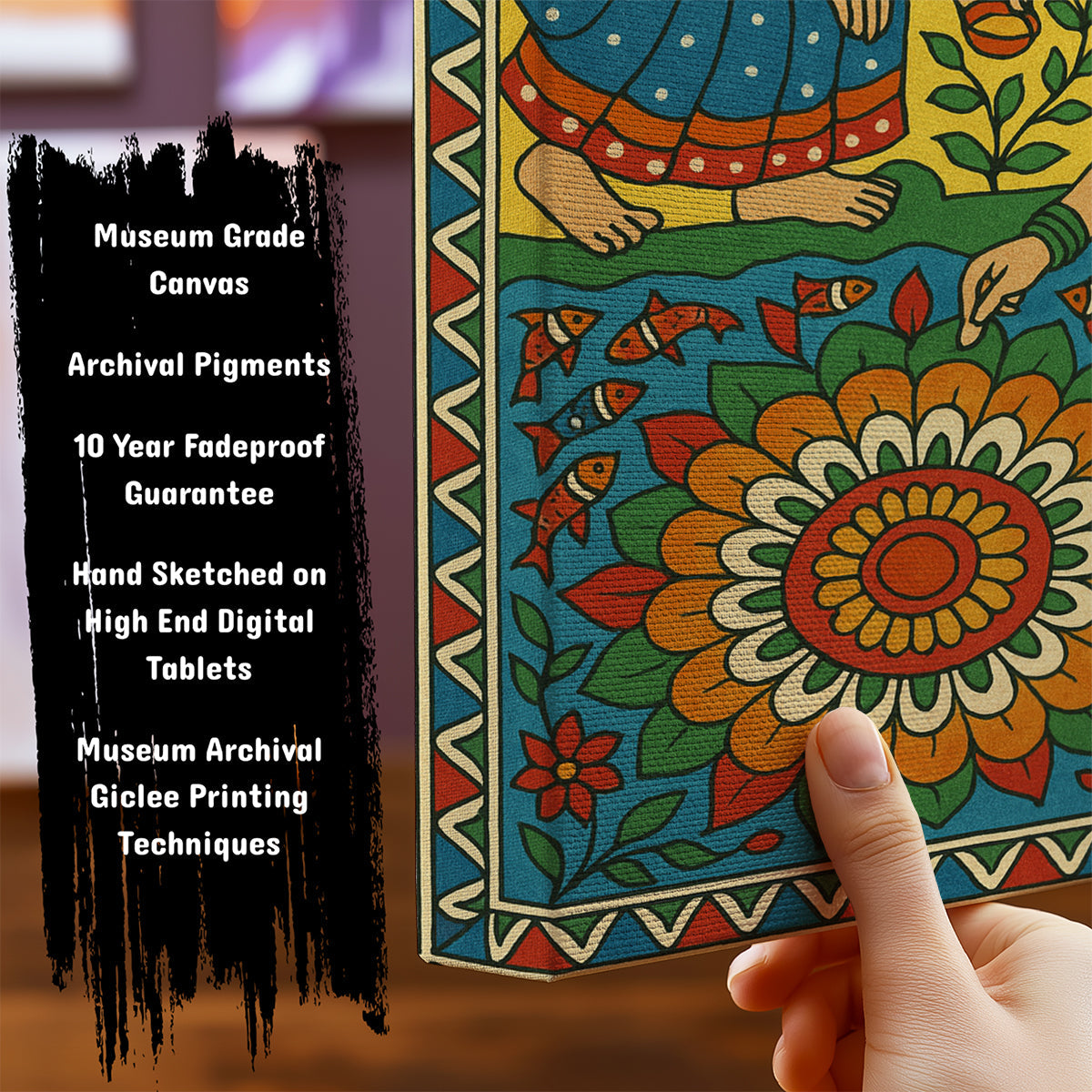 Information about Indian Art Canvas Art Print