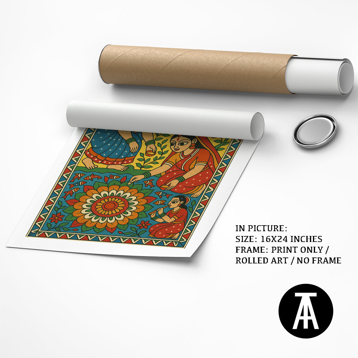 Artwork as Print Only / Rolled Art