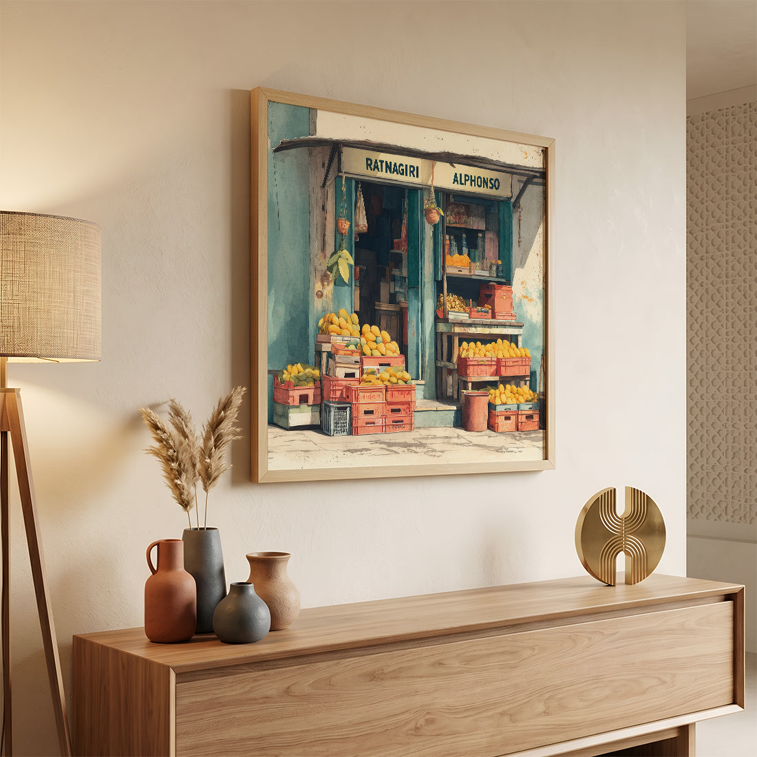 Indian Art in a Lifestyle Setting