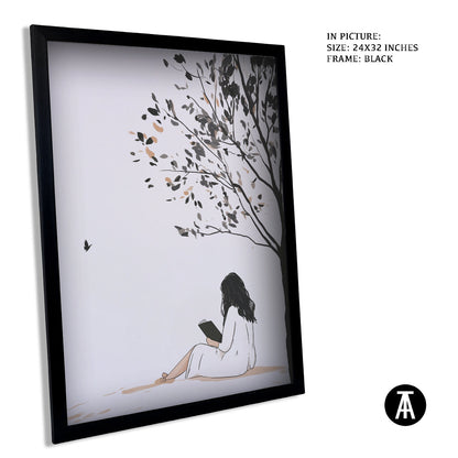Artwork in Metal Earling Silver Frame