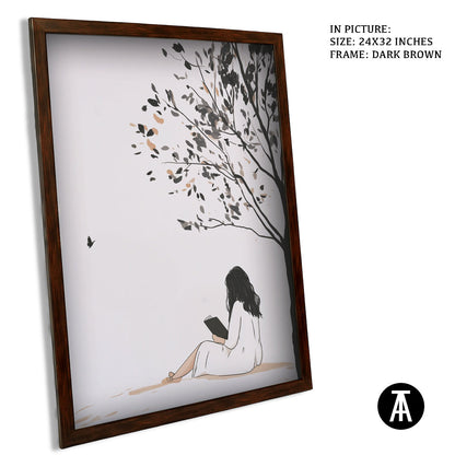 Artwork in Metal Champagne Gold Frame