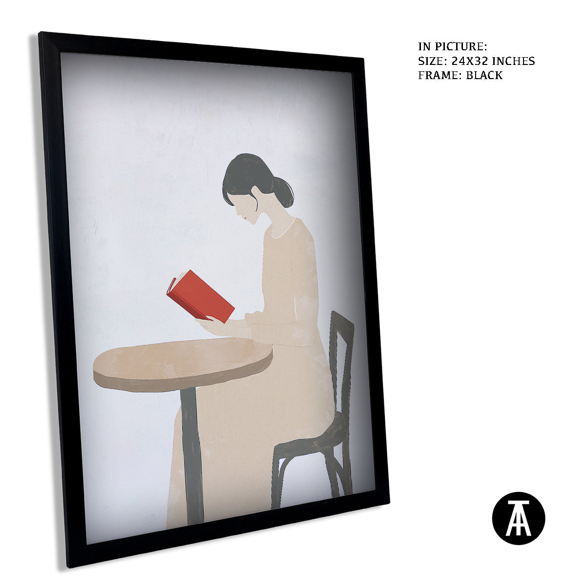Artwork in Metal Earling Silver Frame