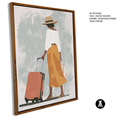Sample Artwork in Floating Frame