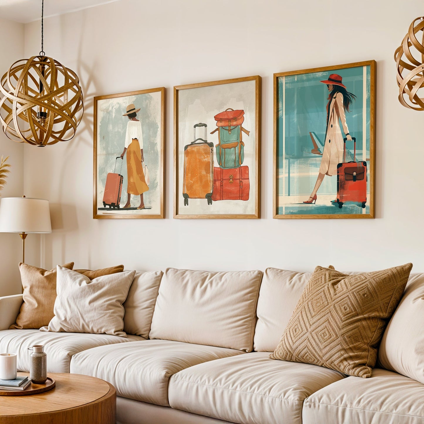 Gallery Wall Set in Lifestyle Setting