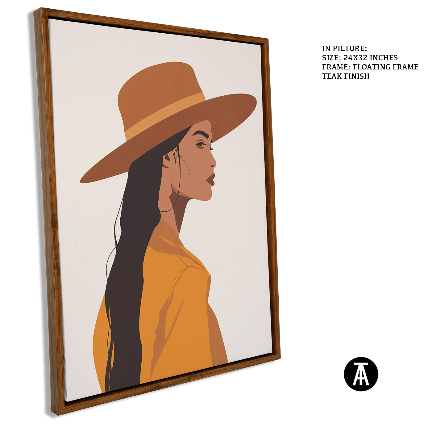 Artwork in Floating Frame
