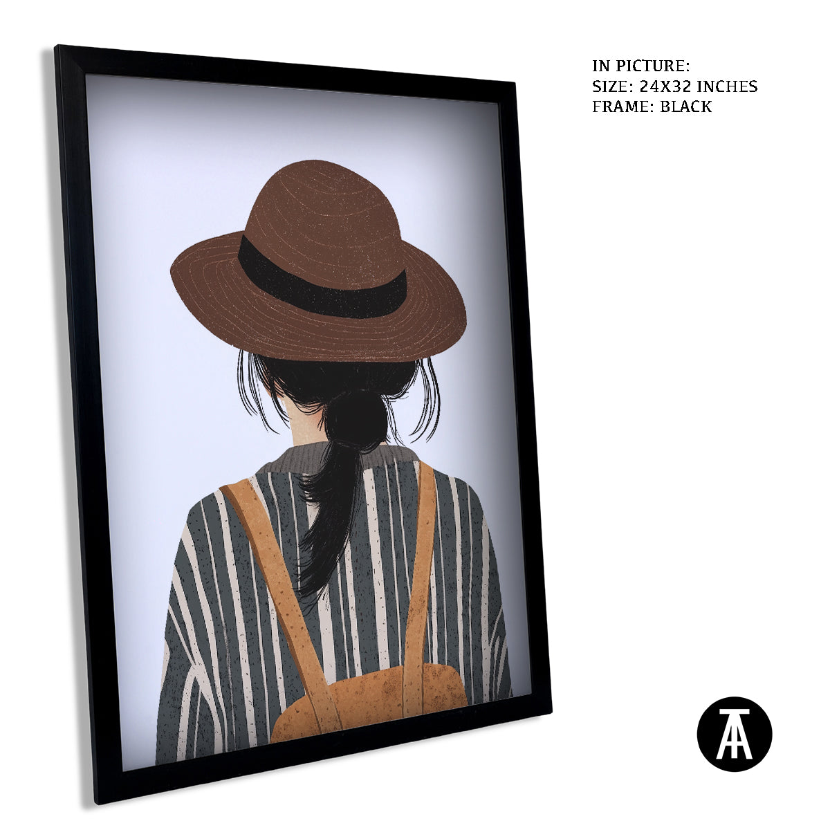 Artwork in Metal Earling Silver Frame