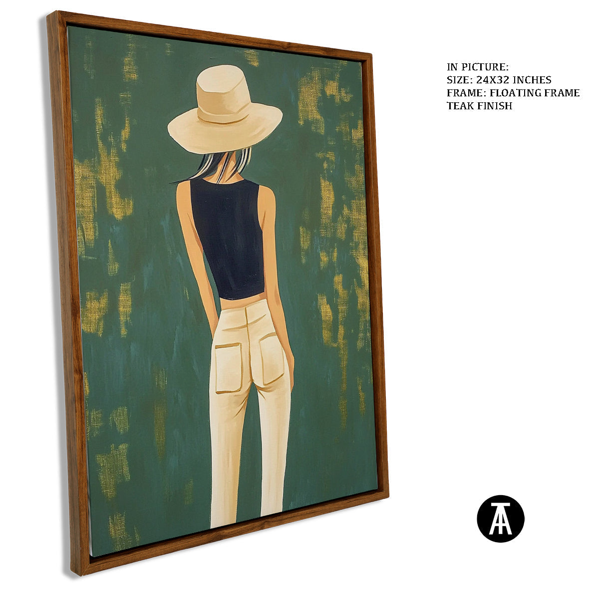 Artwork in Floating Frame