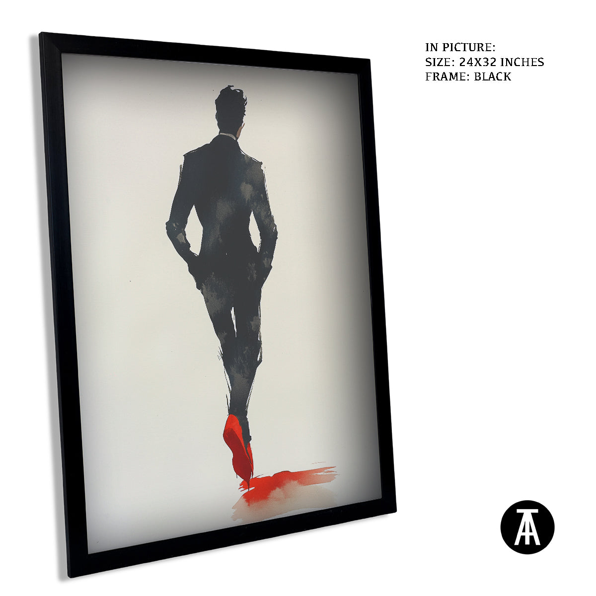 Artwork in Metal Earling Silver Frame