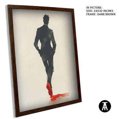Artwork in Metal Champagne Gold Frame