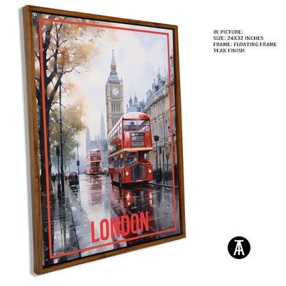 Sample Artwork in Floating Frame