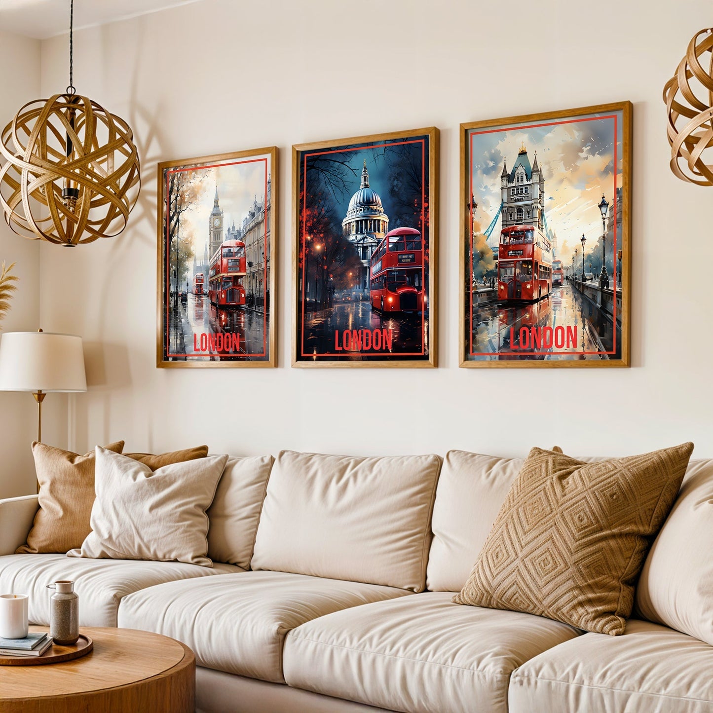 Gallery Wall Set in Lifestyle Setting