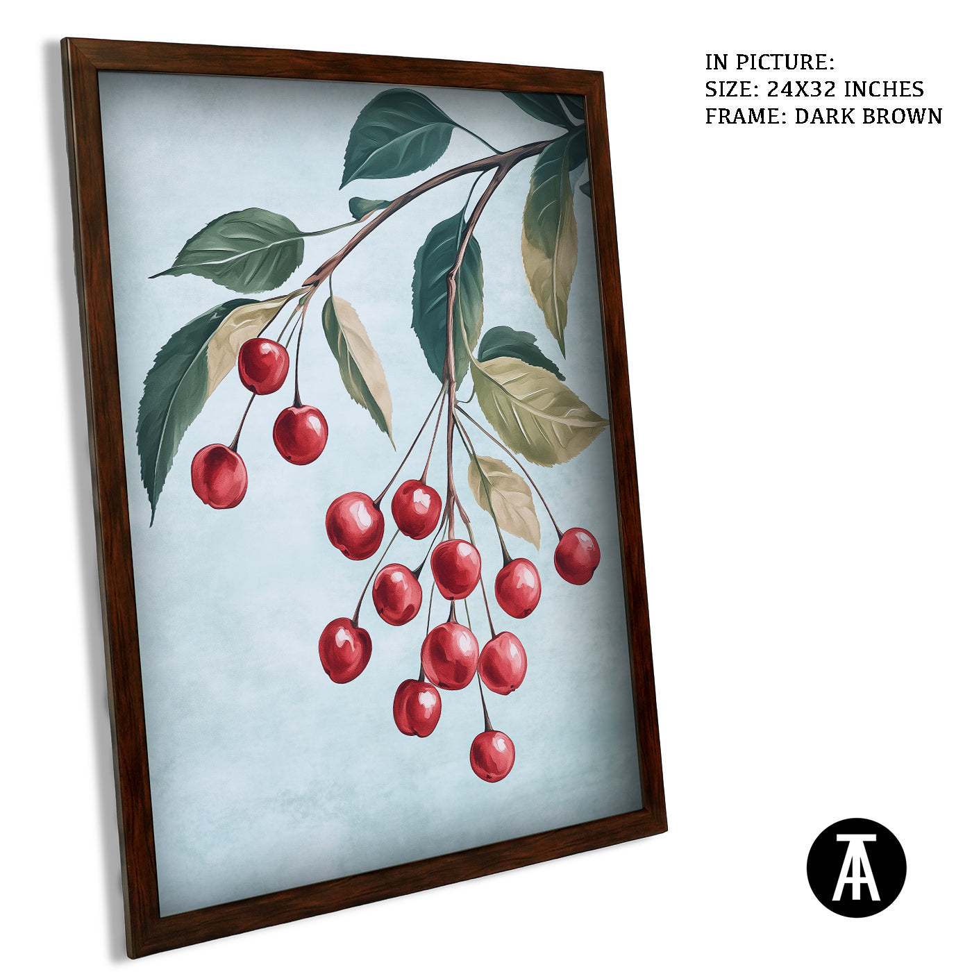 Artwork in Metal Champagne Gold Frame