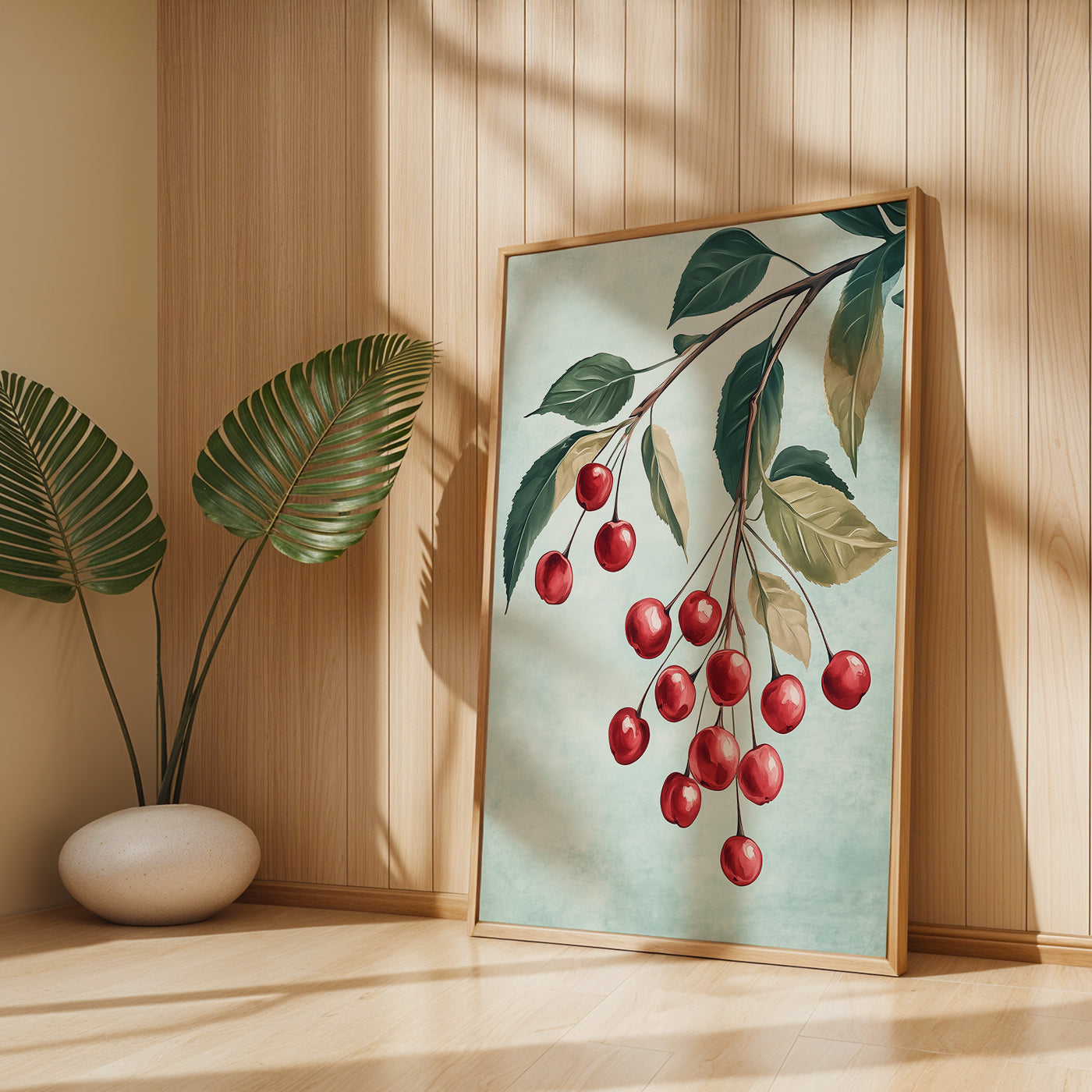 Floral Painting in a Lifestyle Setting
