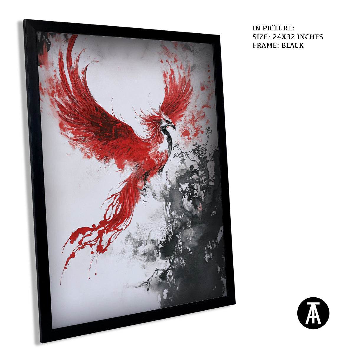 Artwork in Metal Earling Silver Frame