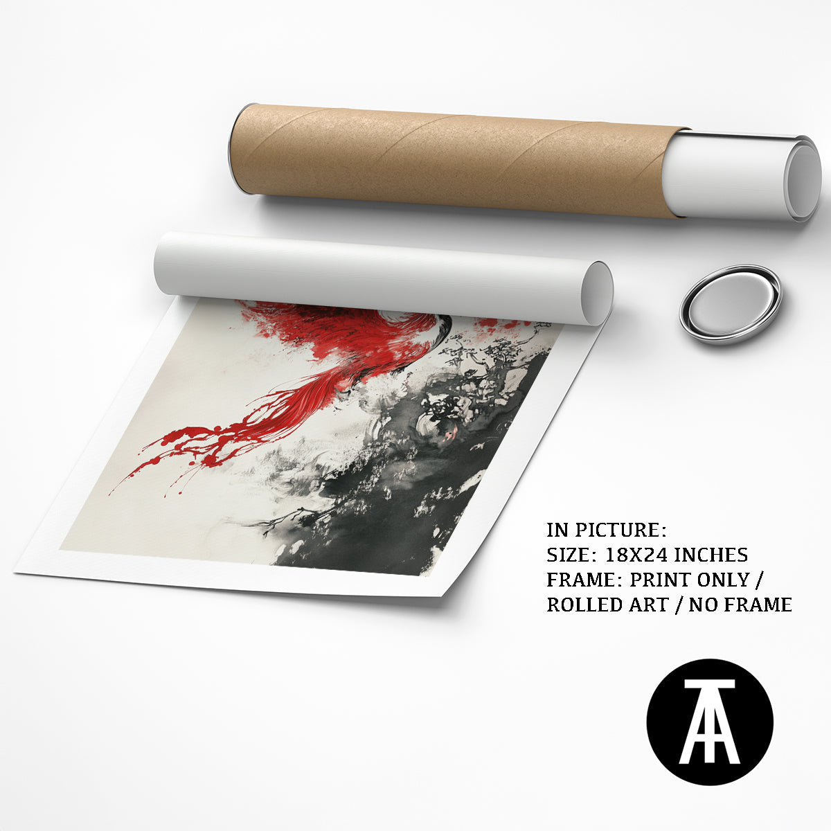 Artwork as Print Only or Rolled Art