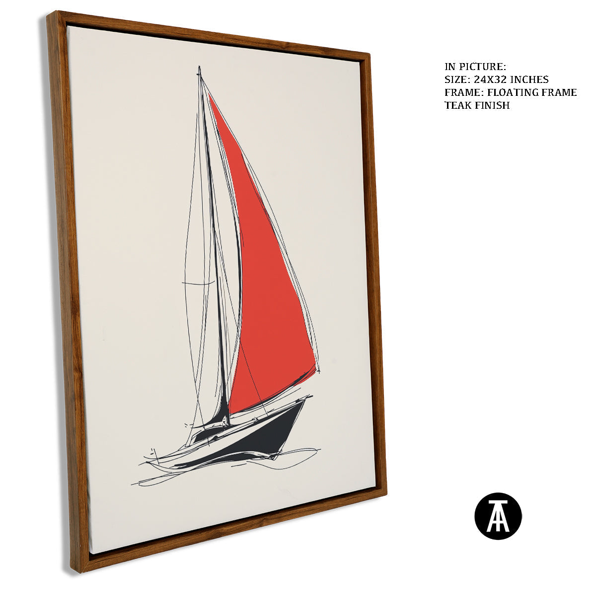 Artwork in Floating Frame