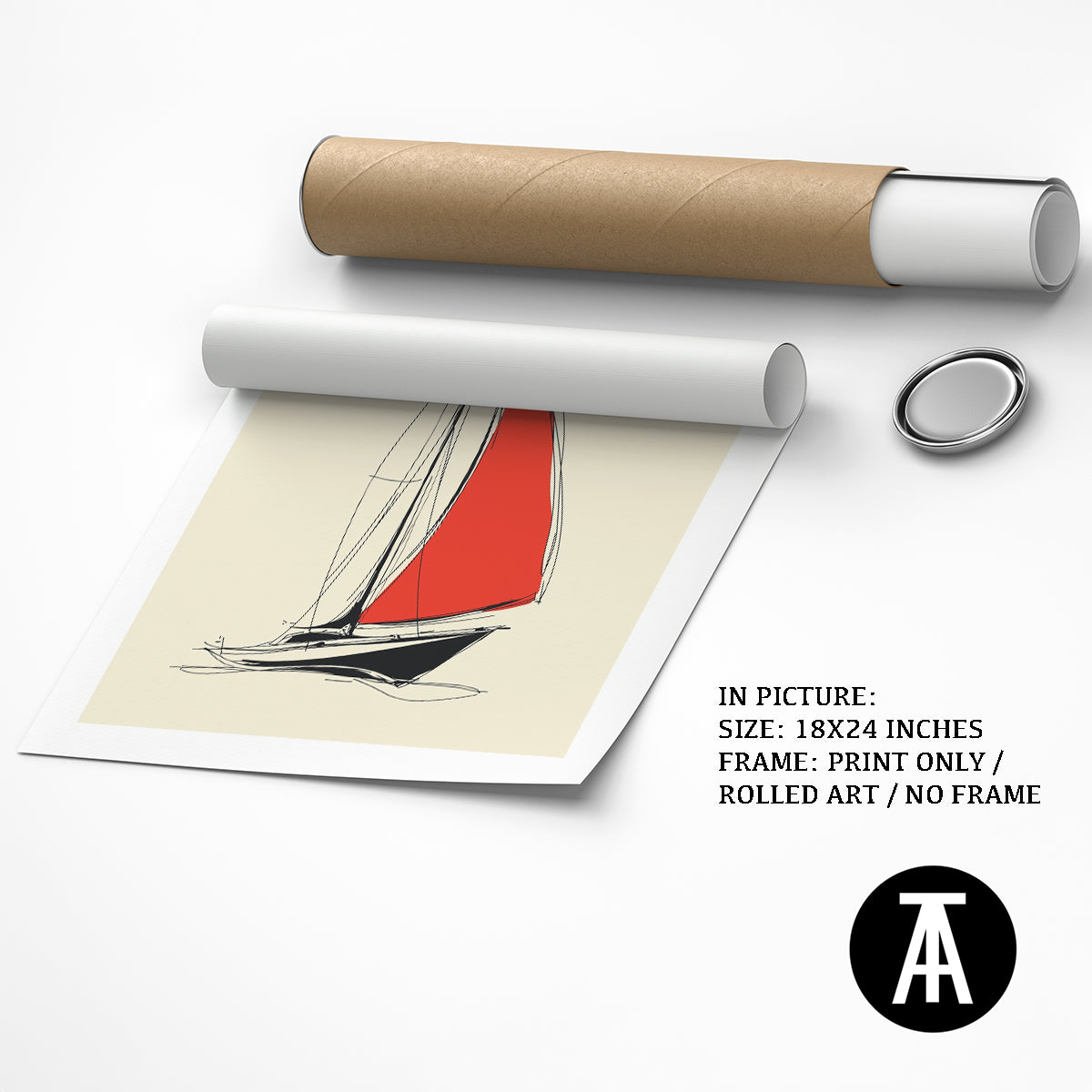 Artwork as Print Only or Rolled Art