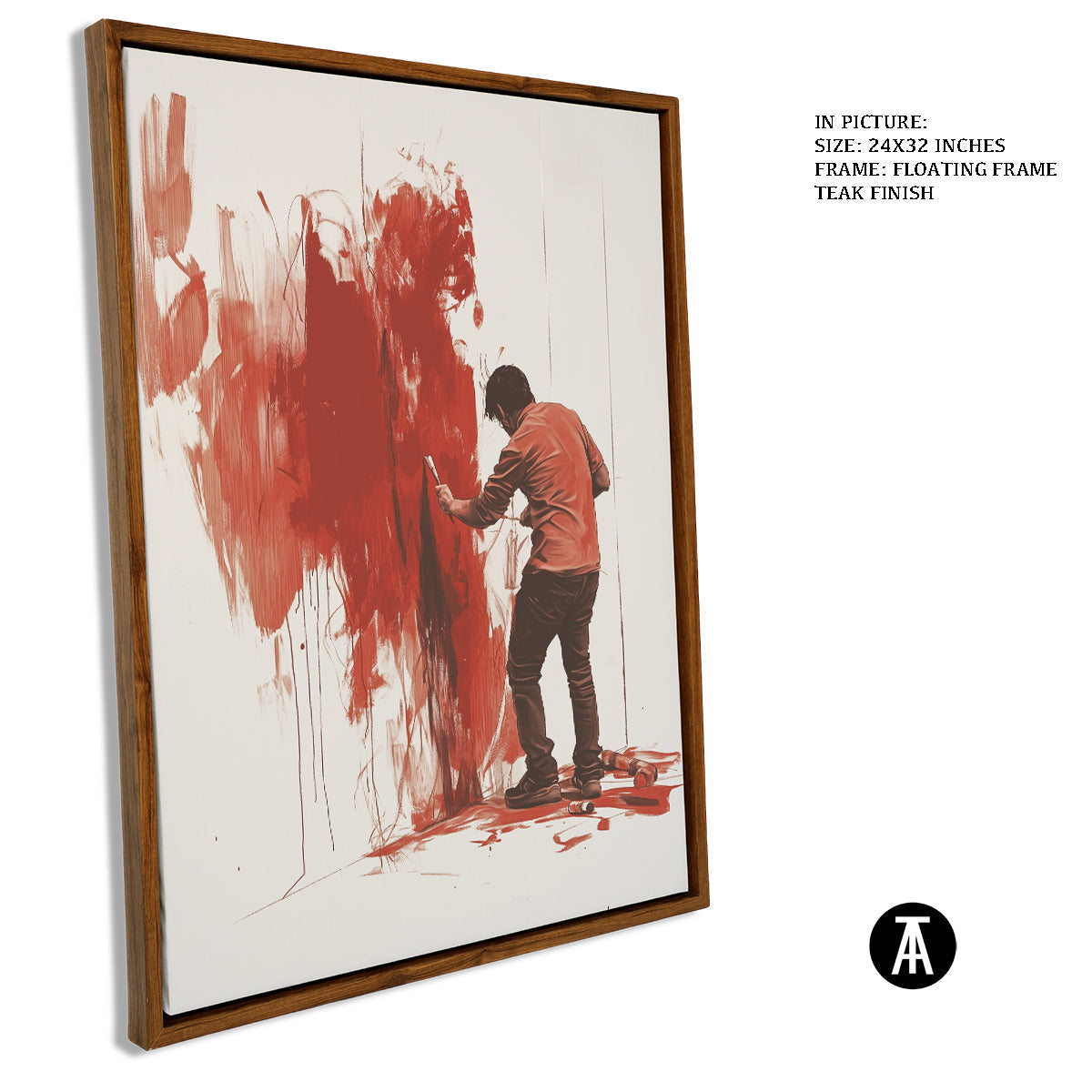 Artwork in Floating Frame