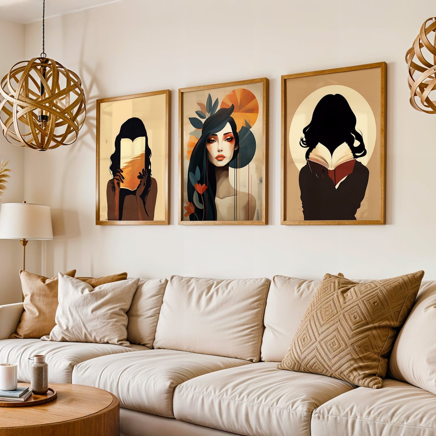 Gallery Wall Set in Lifestyle Setting