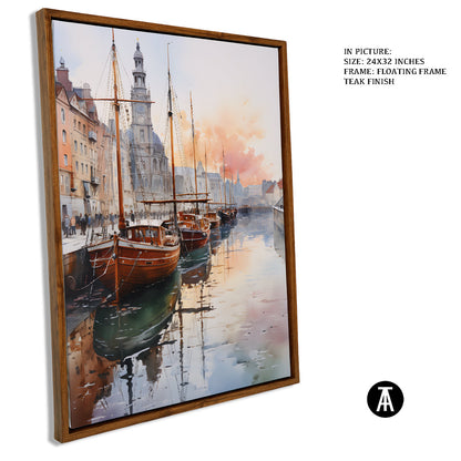 Sample Artwork in Floating Frame