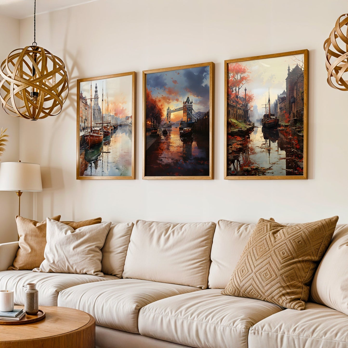 Gallery Wall Set in Lifestyle Setting