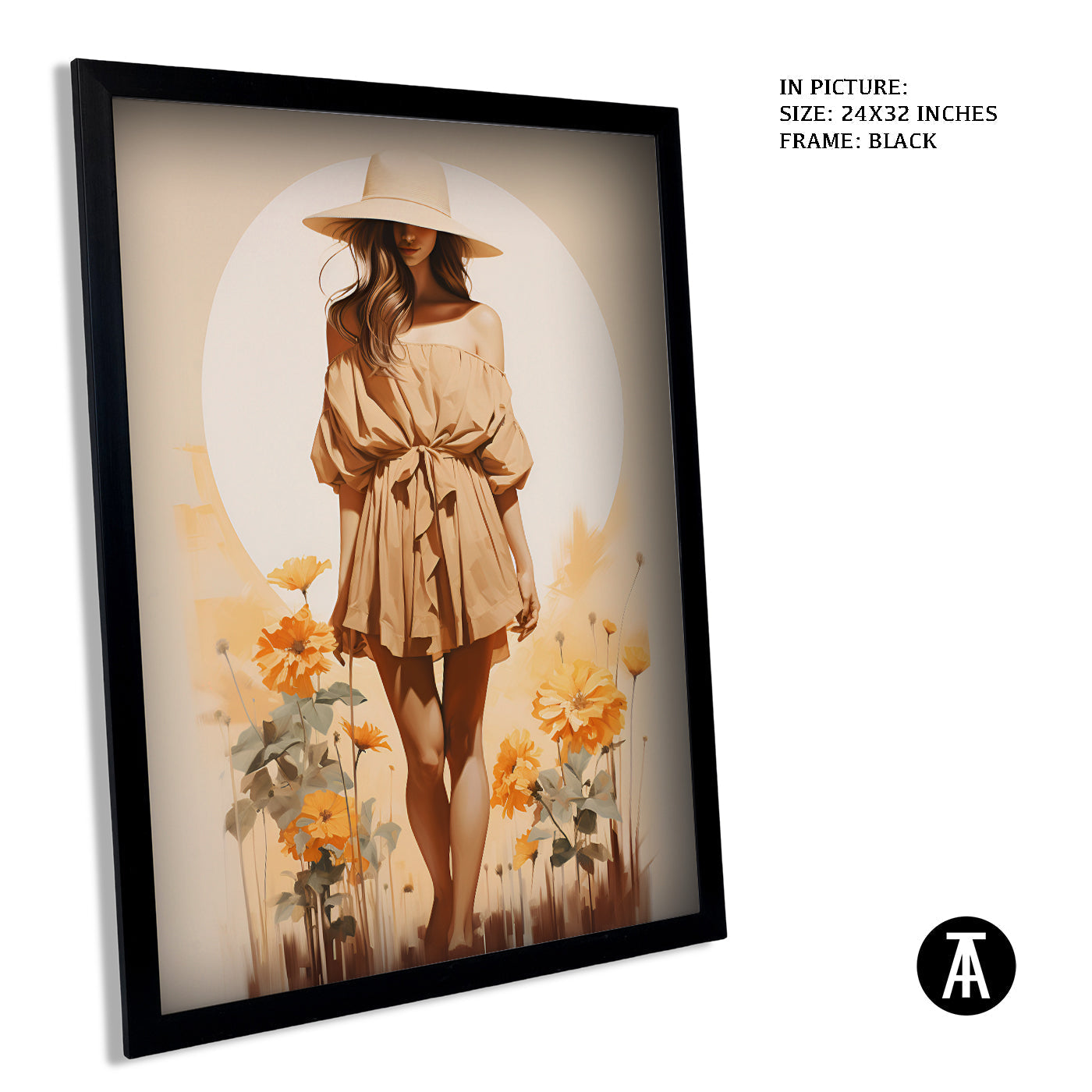 Artwork in Metal Earling Silver Frame