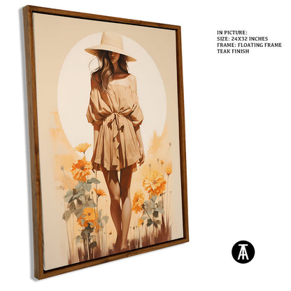 Artwork in Floating Frame