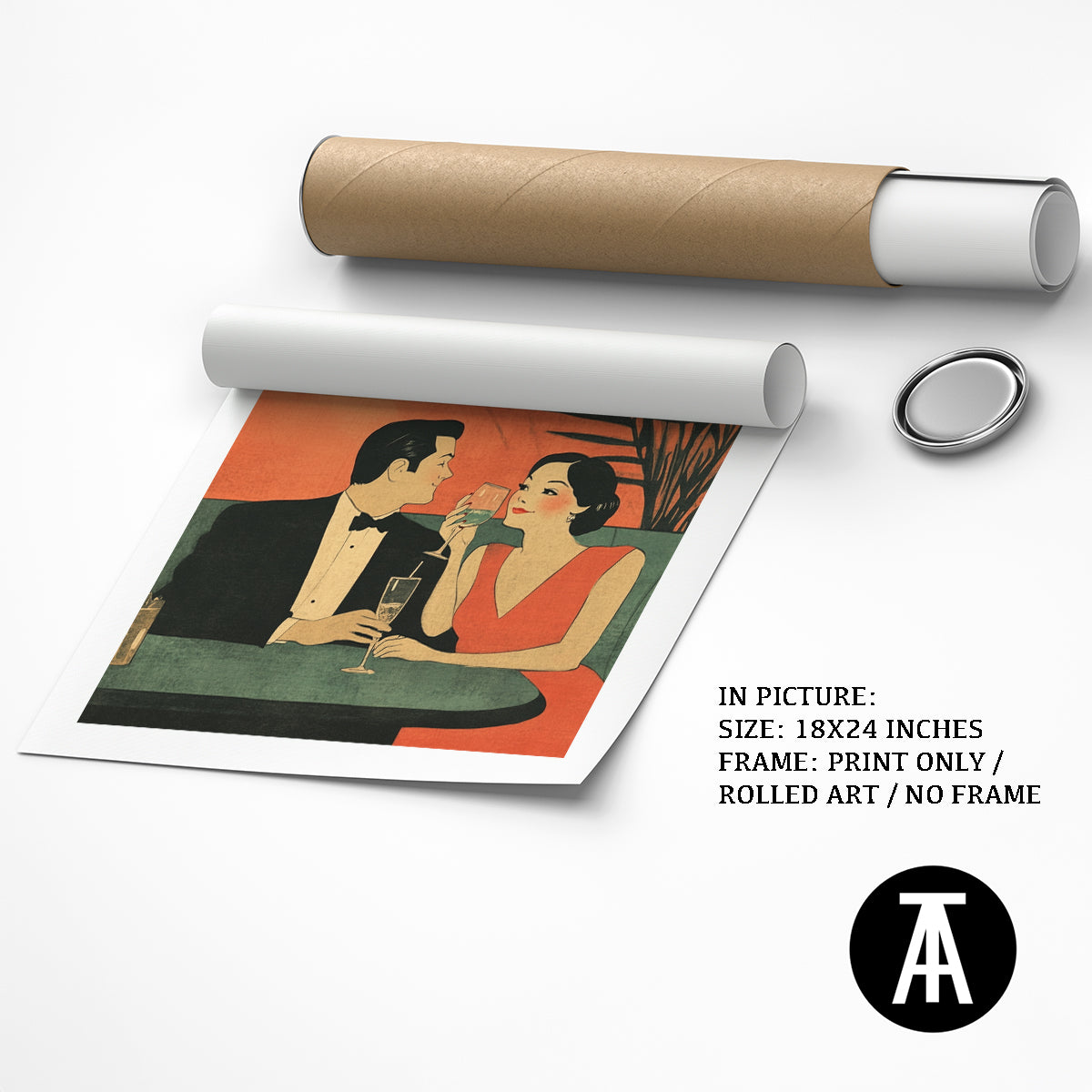 Artwork as Print Only or Rolled Art