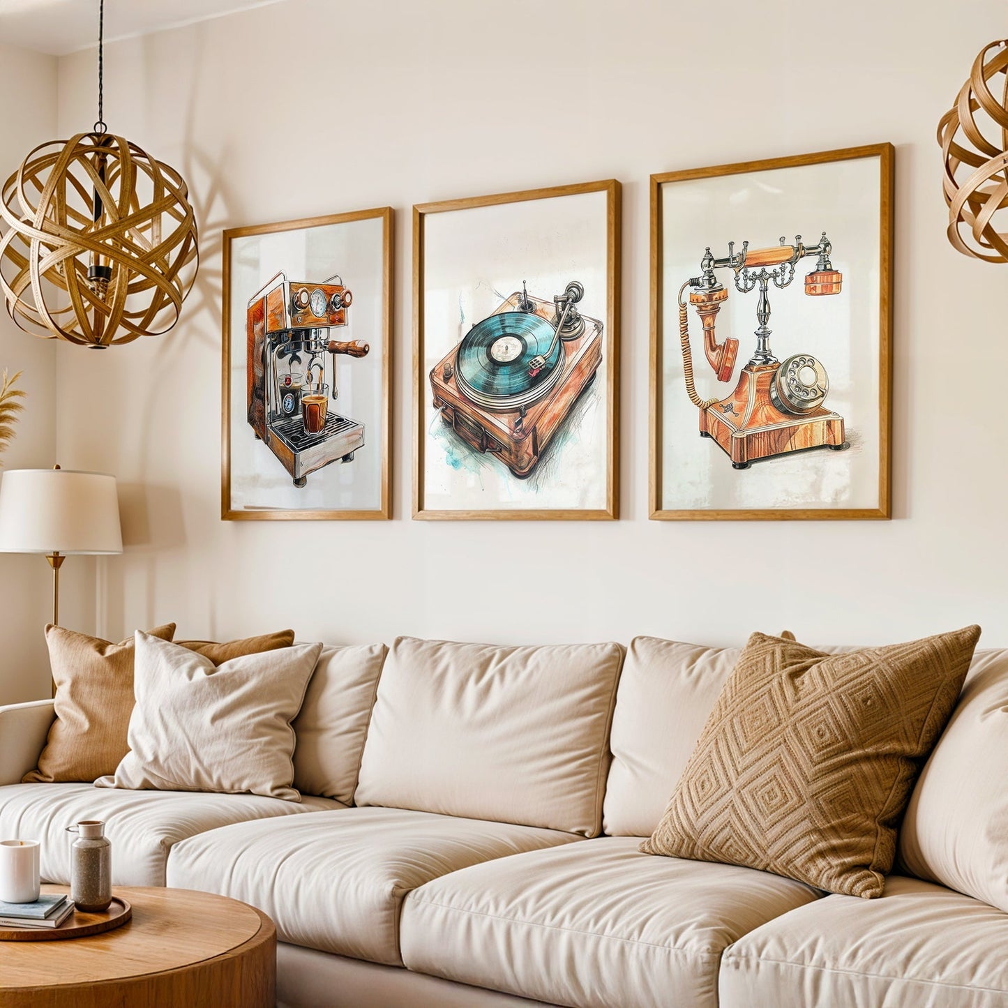 Gallery Wall Set in Lifestyle Setting