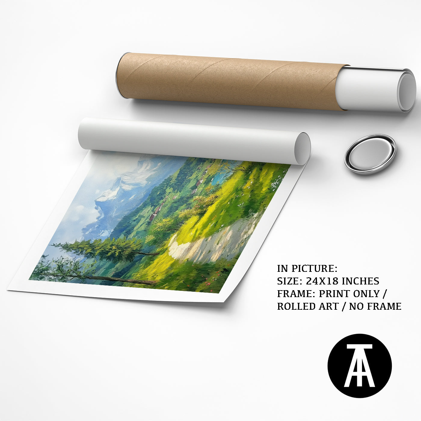 Artwork as Print Only or Rolled Art
