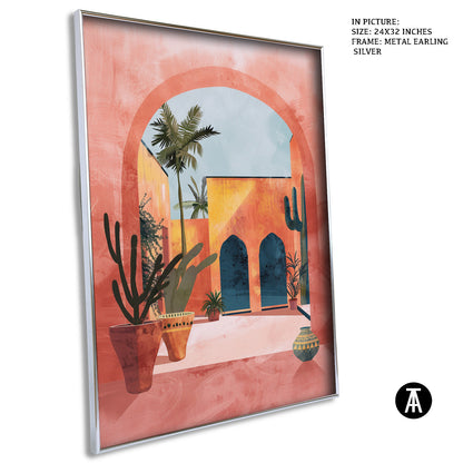 Artwork in Metal Earling Silver Frame