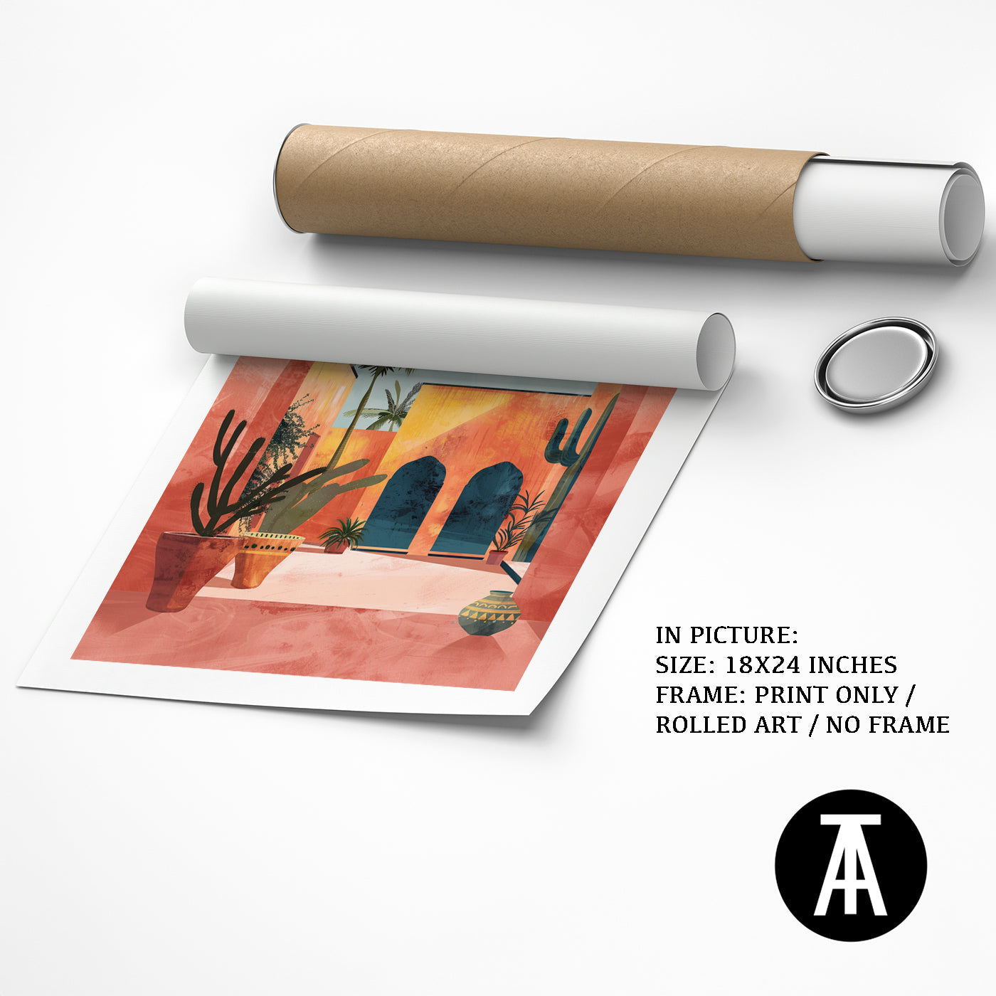 Artwork as Print Only or Rolled Art