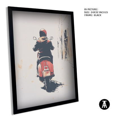Artwork in Metal Earling Silver Frame