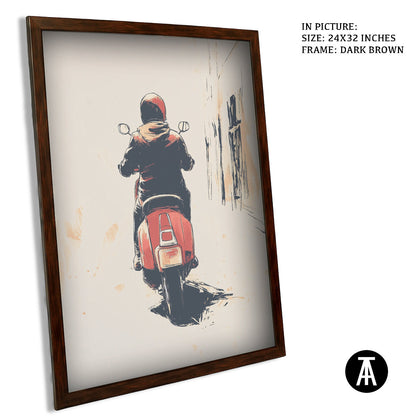 Artwork in Metal Champagne Gold Frame