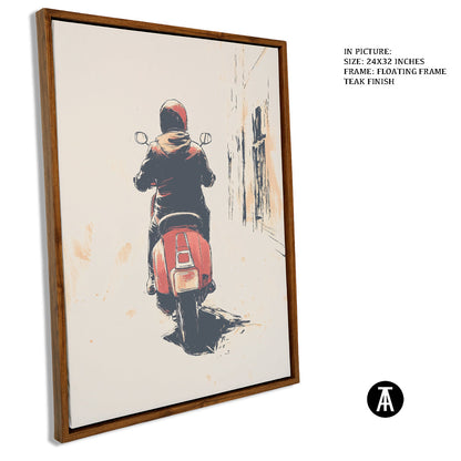 Artwork in Floating Frame
