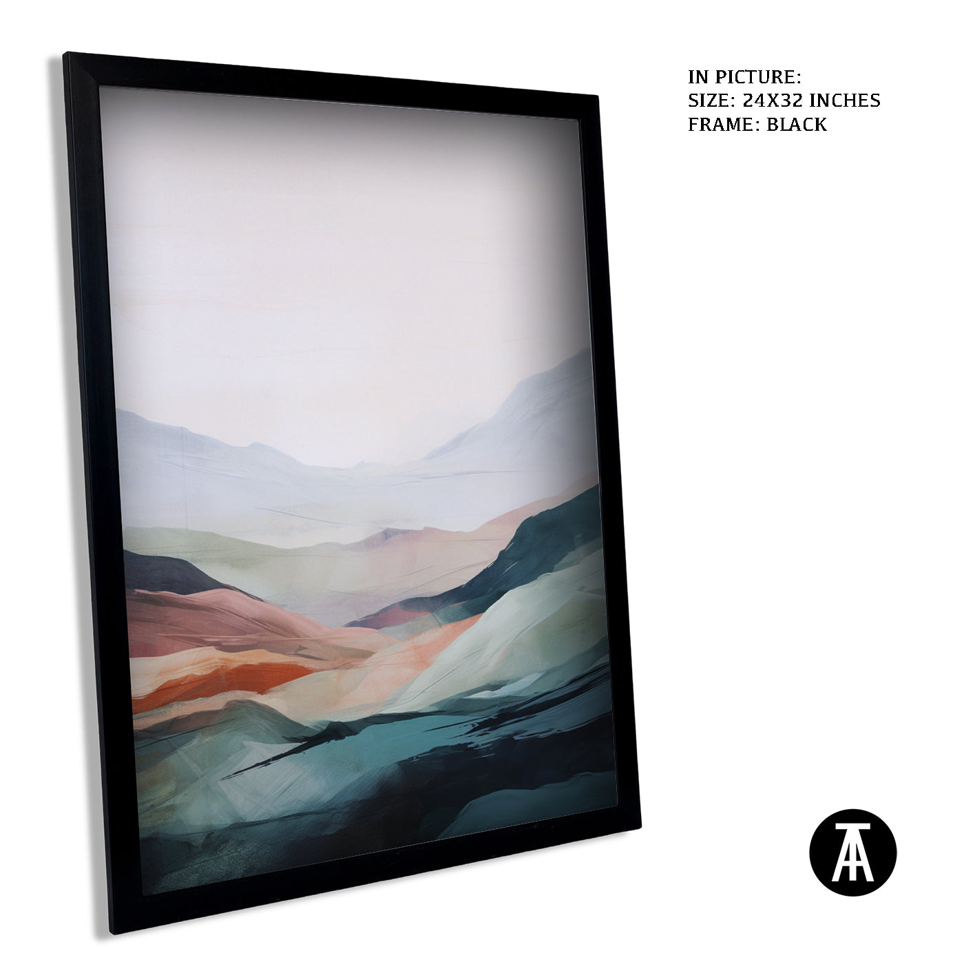 Artwork in Metal Earling Silver Frame