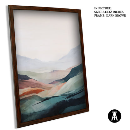 Artwork in Metal Champagne Gold Frame