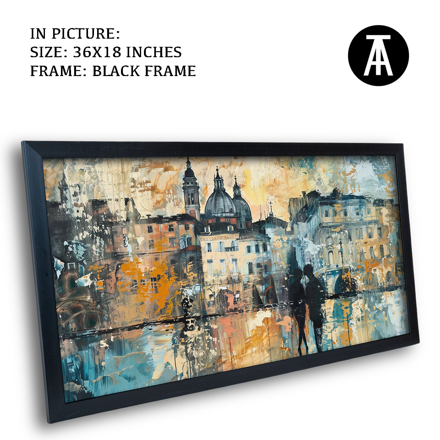 Artwork in Metal Earling Silver Frame