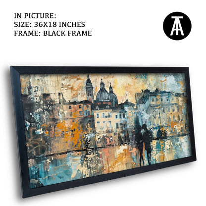 Artwork in Metal Earling Silver Frame