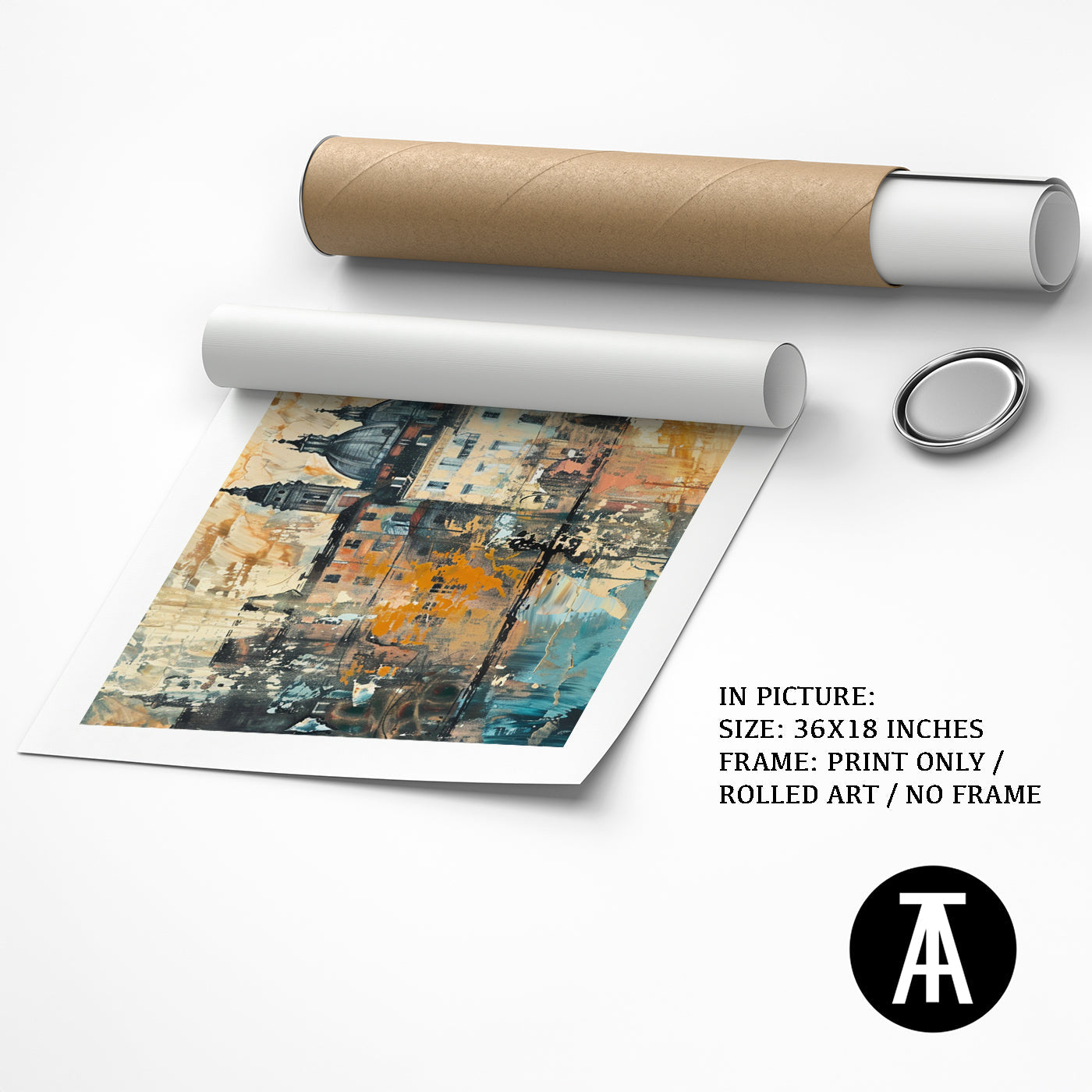 Artwork as Print Only or Rolled Art