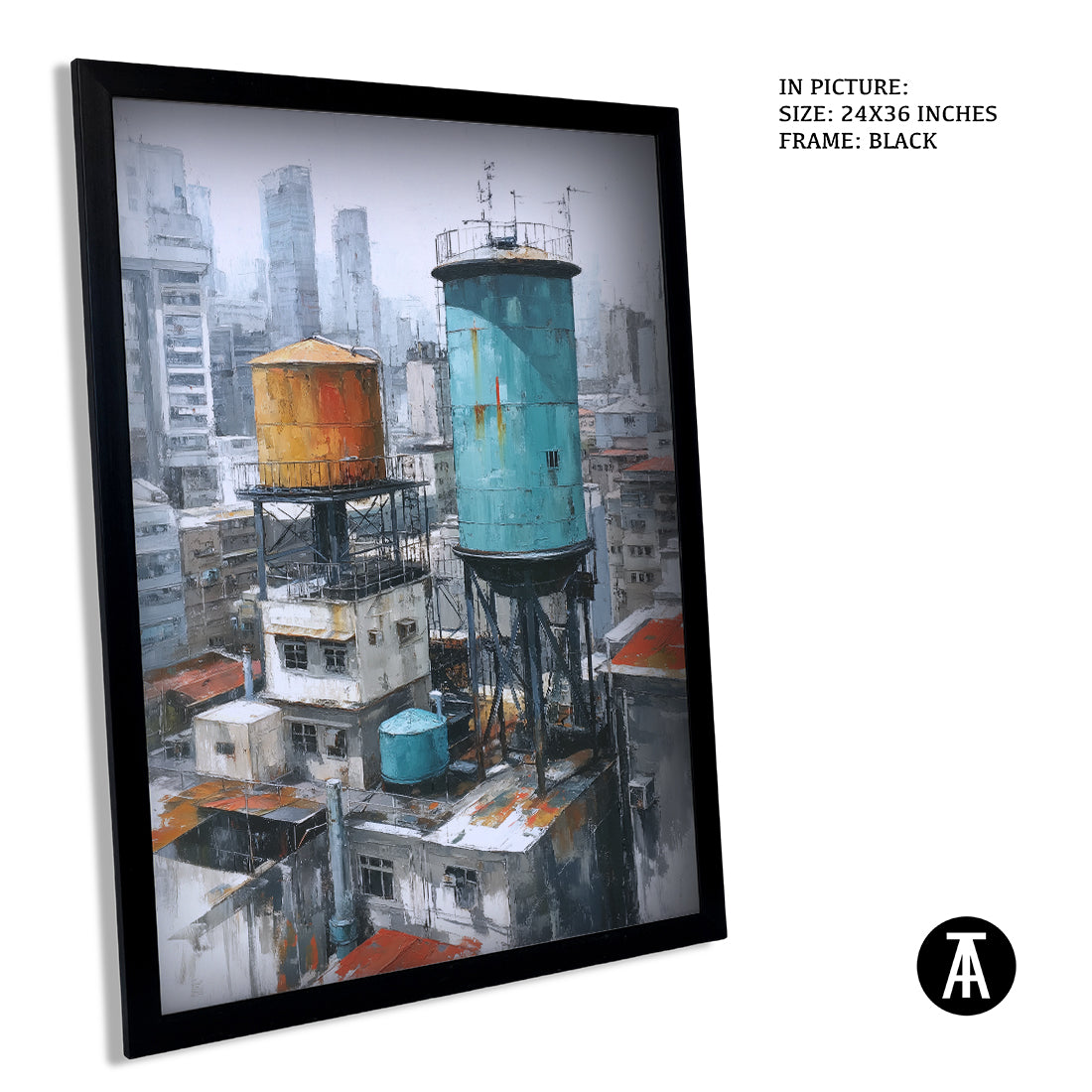 Artwork in Metal Earling Silver Frame