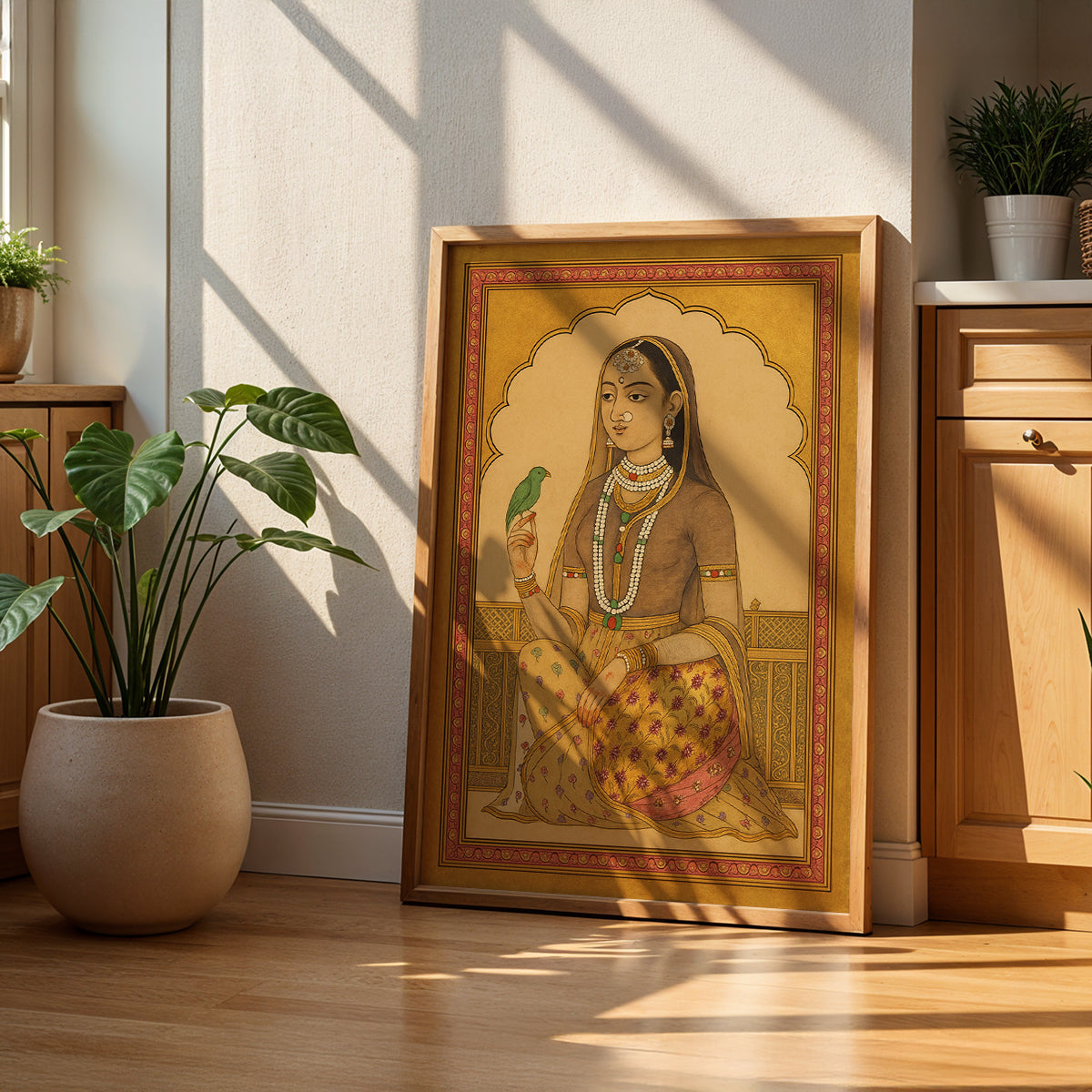 Heritage Indian Painting in a Lifestyle Setting