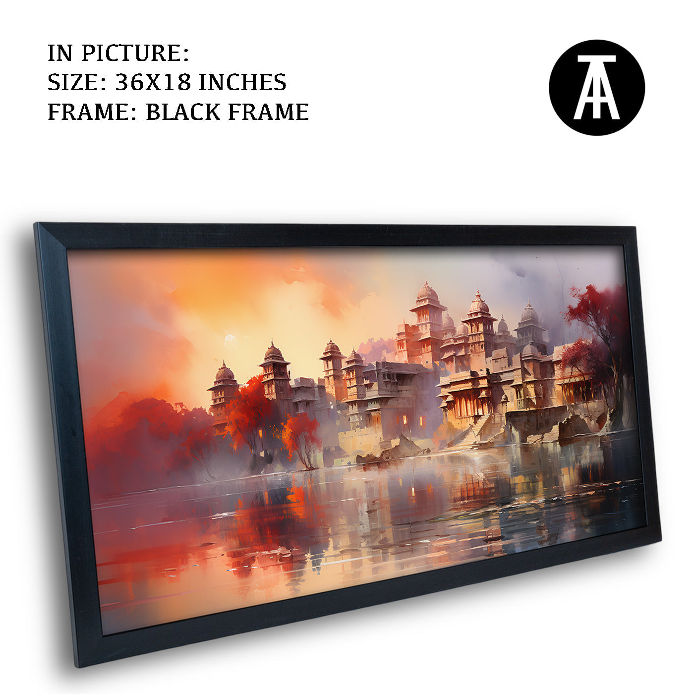 Artwork in Metal Earling Silver Frame