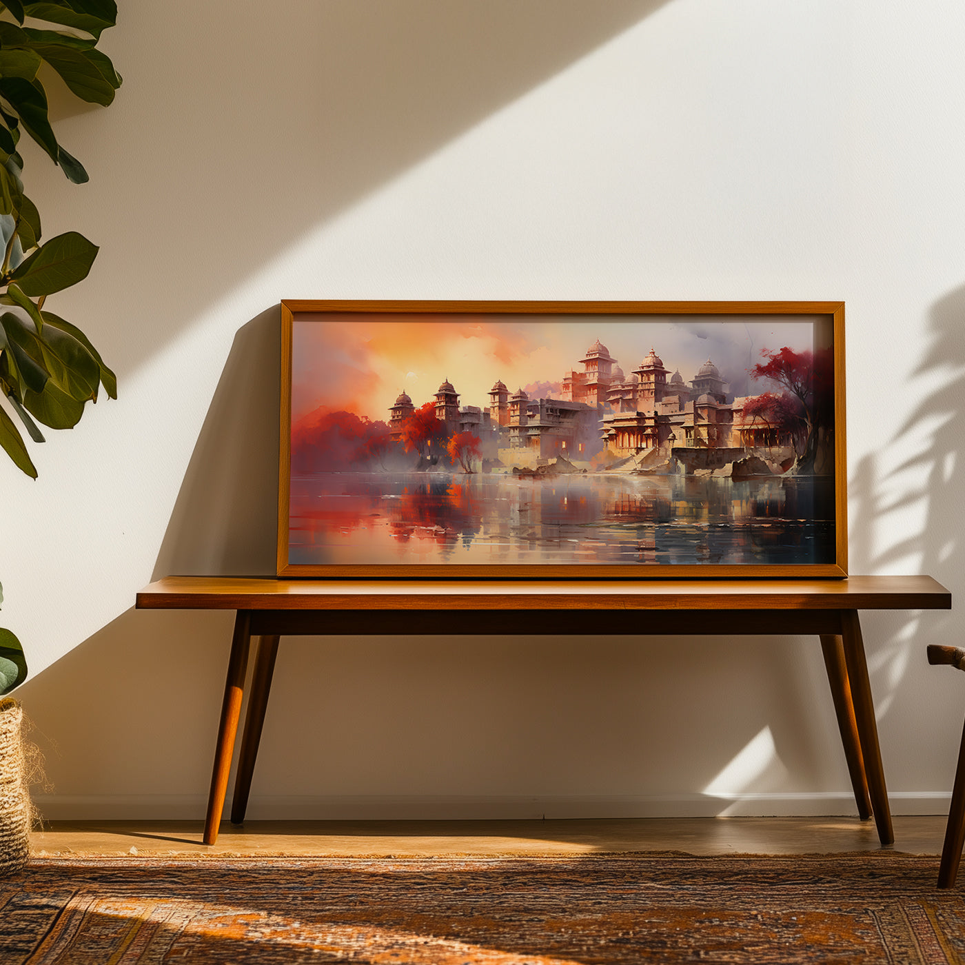 Indian Artwork in a Lifestyle Setting