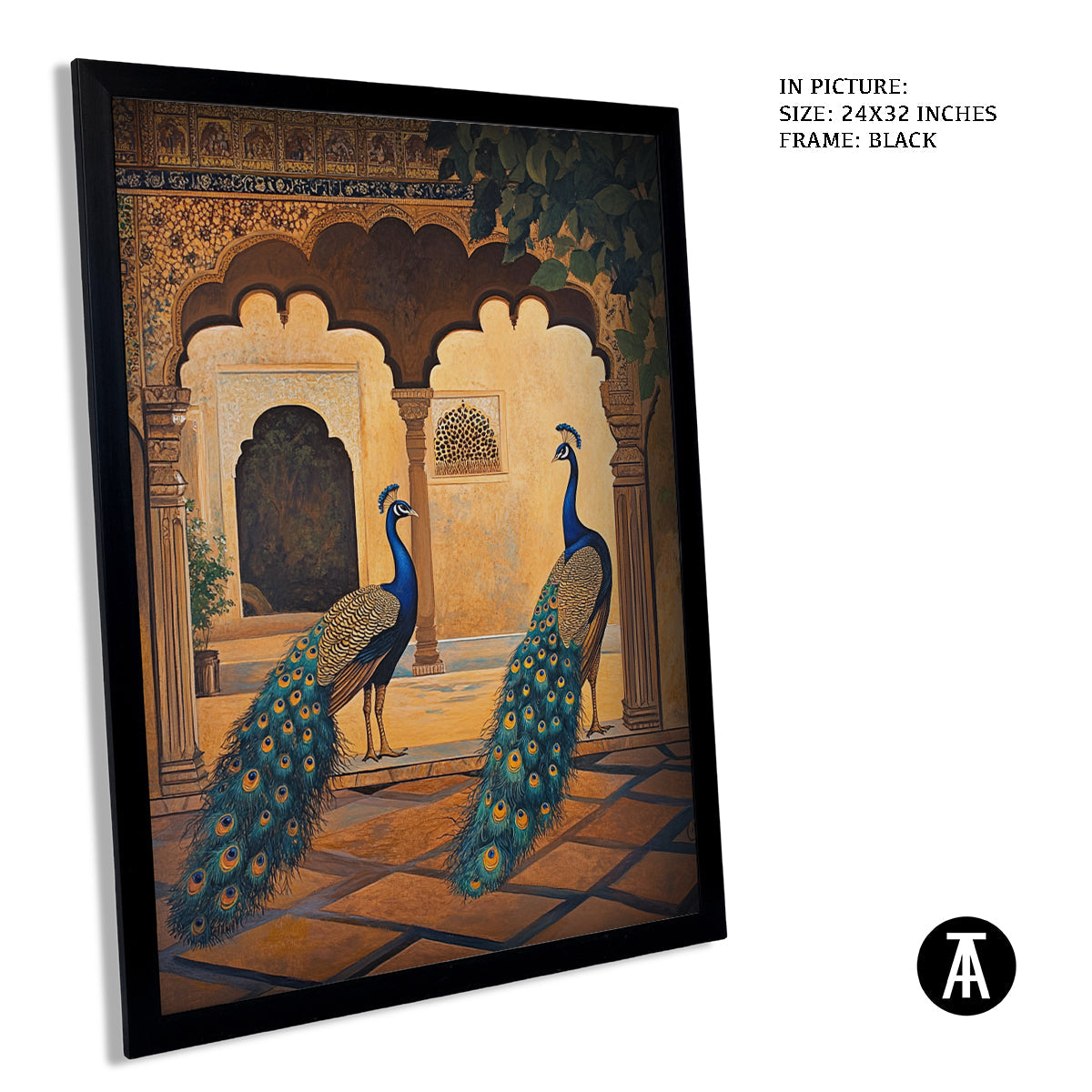 Artwork in Metal Earling Silver Frame