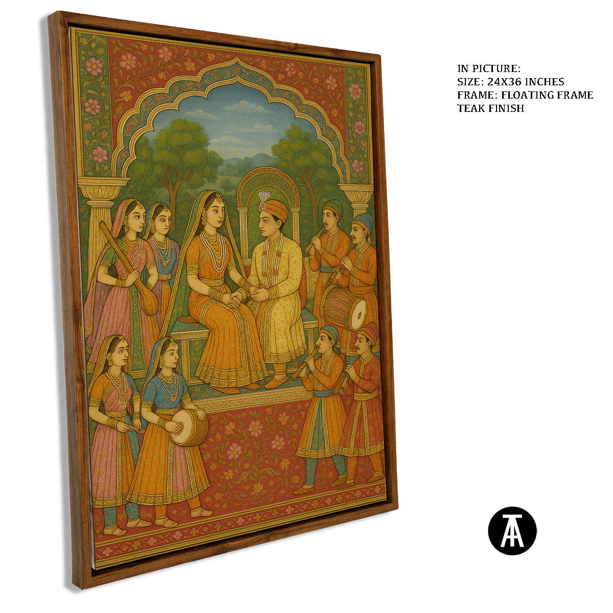 Artwork in Floating Frame