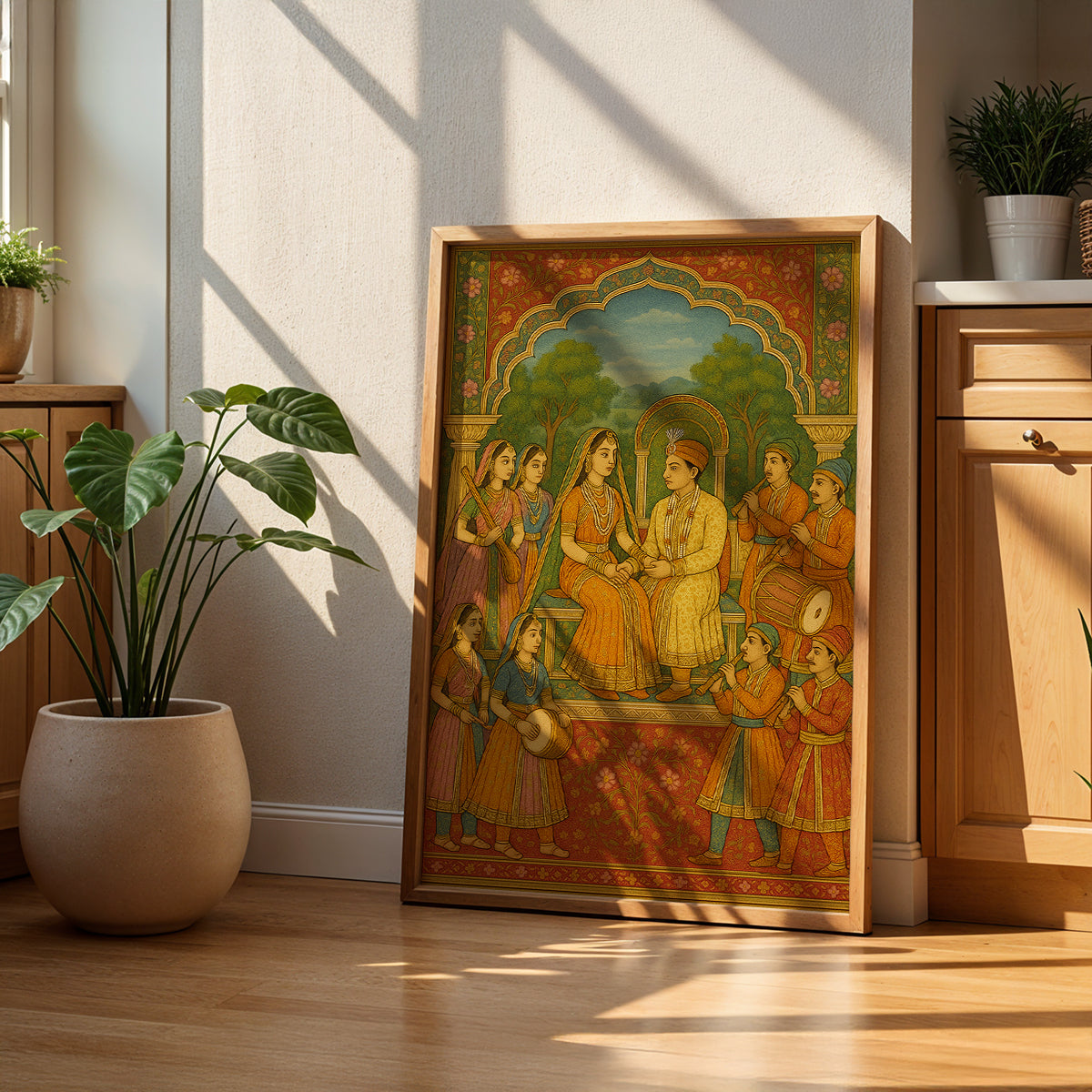 Heritage Indian Painting in a Lifestyle Setting