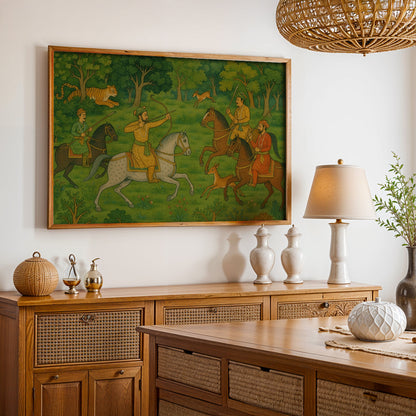 Heritage Indian Painting in a Lifestyle Setting
