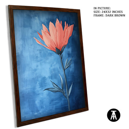 Artwork in Metal Champagne Gold Frame