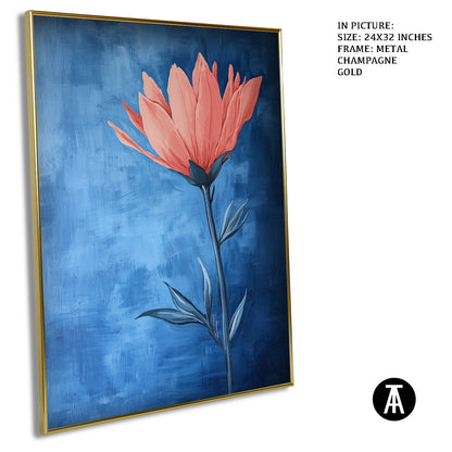 Artwork in Light Brown Frame
